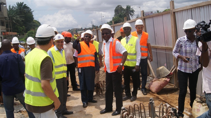 Madani M Tall sur le chantier d`exécution des travaux de l`échangeur de la Riviera II: « C’est quand même très encourageant de savoir que ce sont des compétences ivoiriennes qui réaliseront cet ouvrage ! »